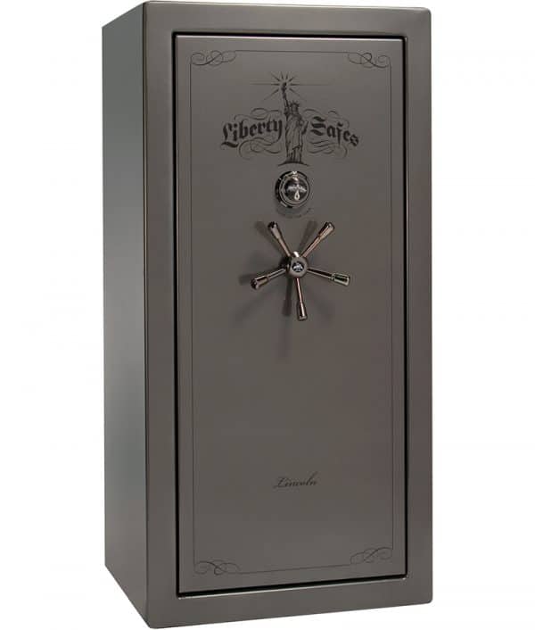 Liberty Lincoln 25 Traditional Logo Gray Charcoal/Black Chrome